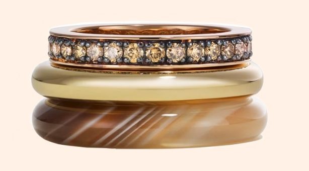 A Pariah ring with Botswana agate