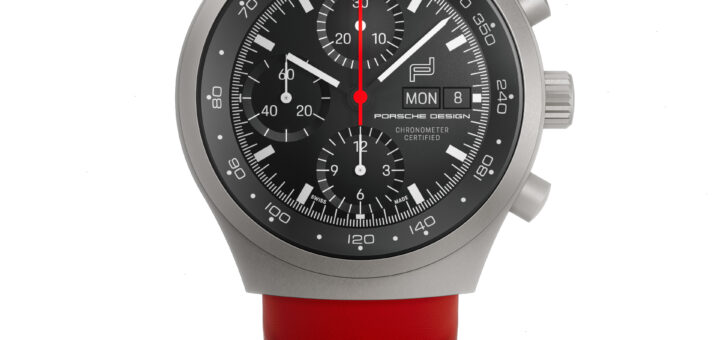 Porsche Design Chronograph 1 All Titanium — кожаный ремешок Classic Cognac